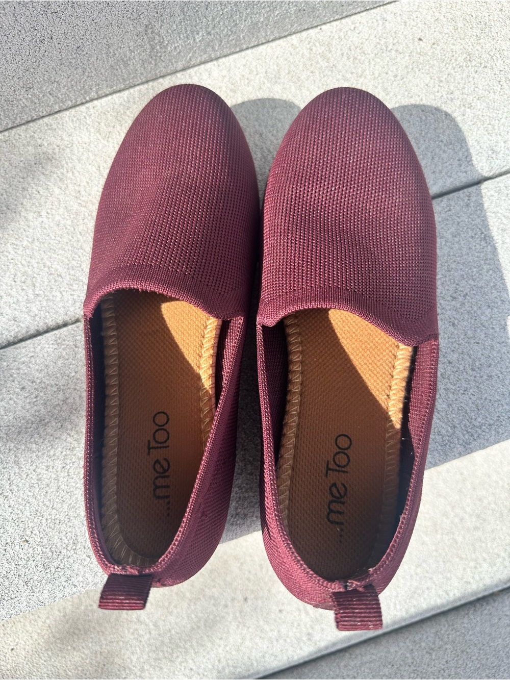 Me too Brand Wine Colored flats
